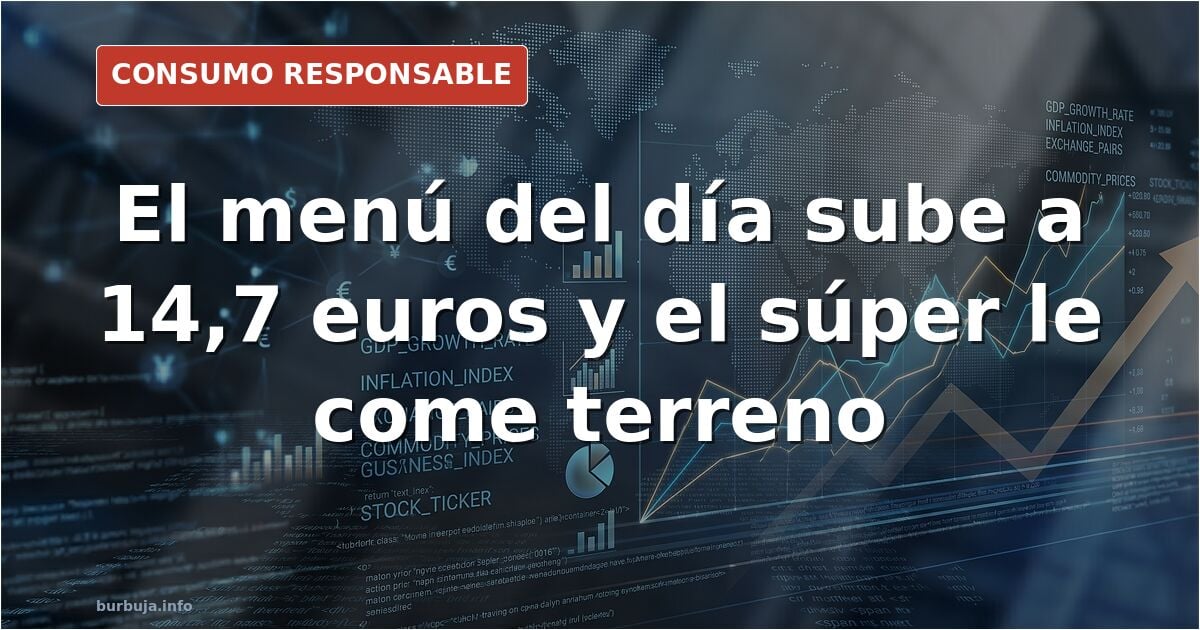 El «mercaurante», ¿competencia desleal? 6 € en vez de 15 €. // ¿Van a hacer las casas ahora sin cocina?