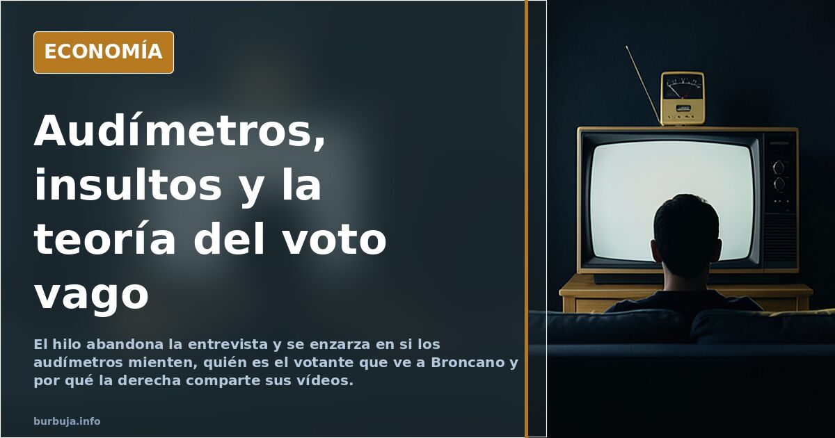 Broncano y Sánchez: la entrevista que vieron 7 millones