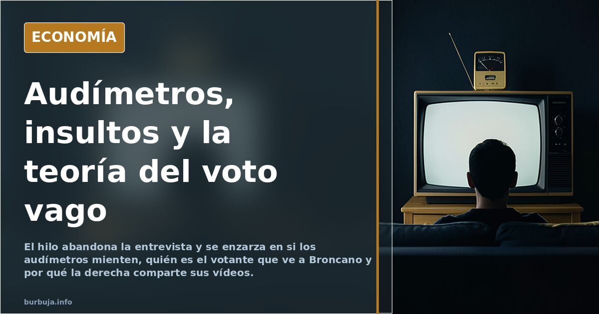 Broncano y Sánchez: la entrevista que vieron 7 millones