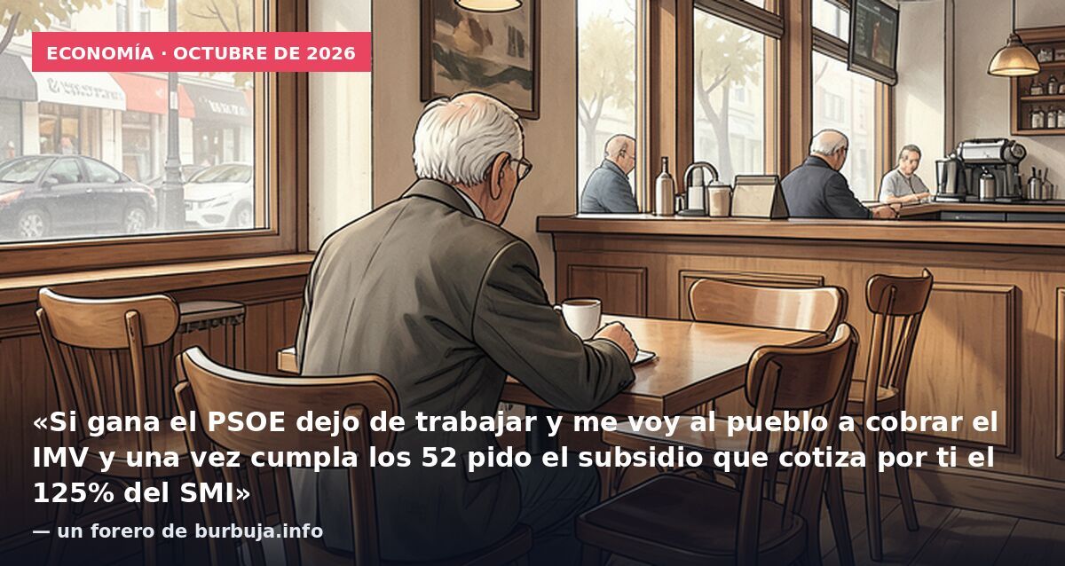 Los mayores cambian de voto y se pasan al PSOE, según los bares