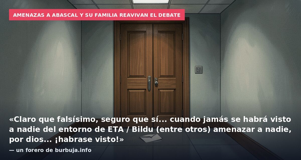 Los rojos están nerviosos: críticas a Abascal y su familia