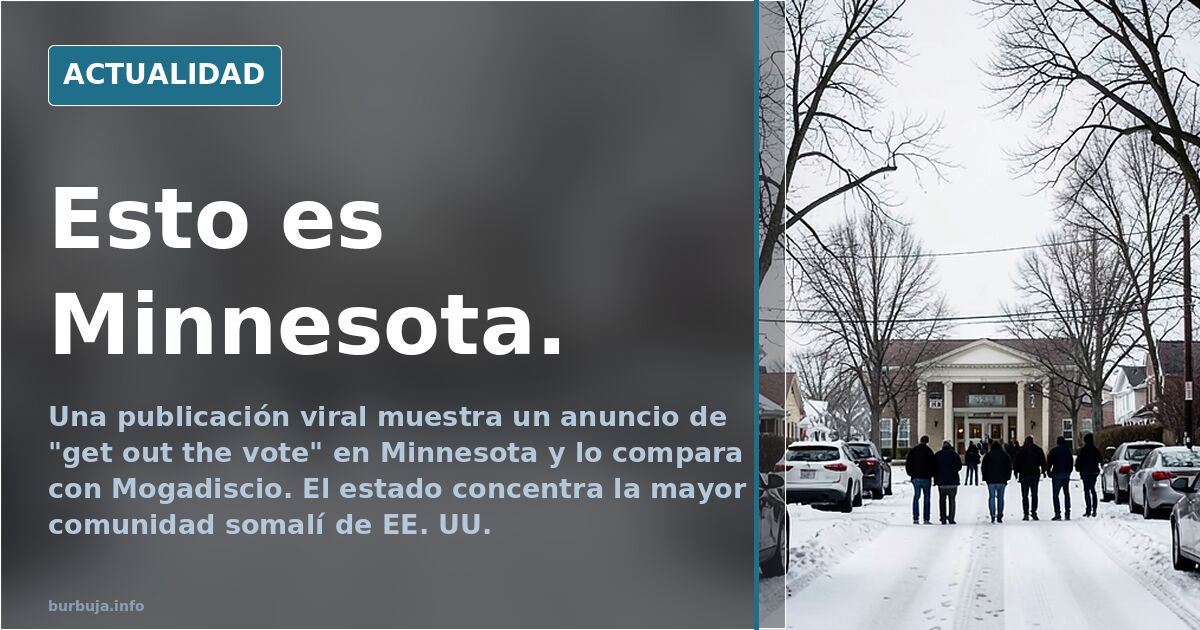 Esto es Minnesota.