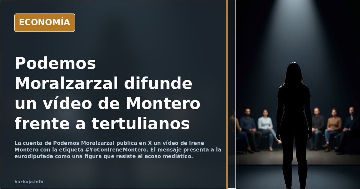 Podemos Moralzarzal: Vídeo de Irene Montero cual guerrera épica, luchando contra tertulianos como Inda