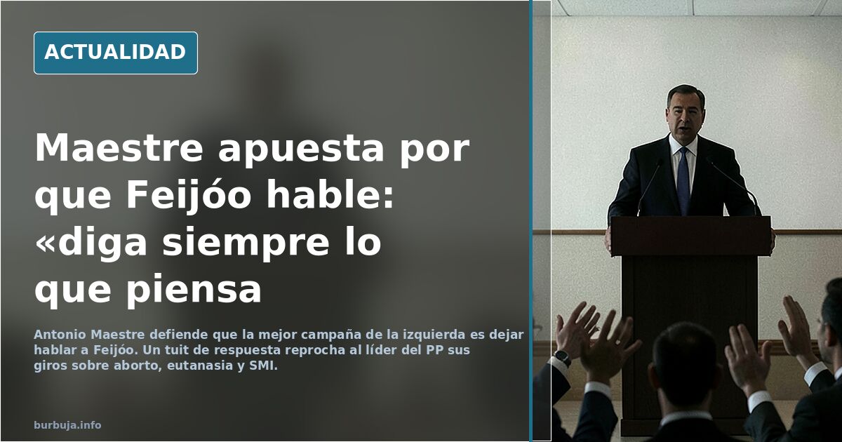Antonio Maestre habla de la campaña electoral de la izquierda