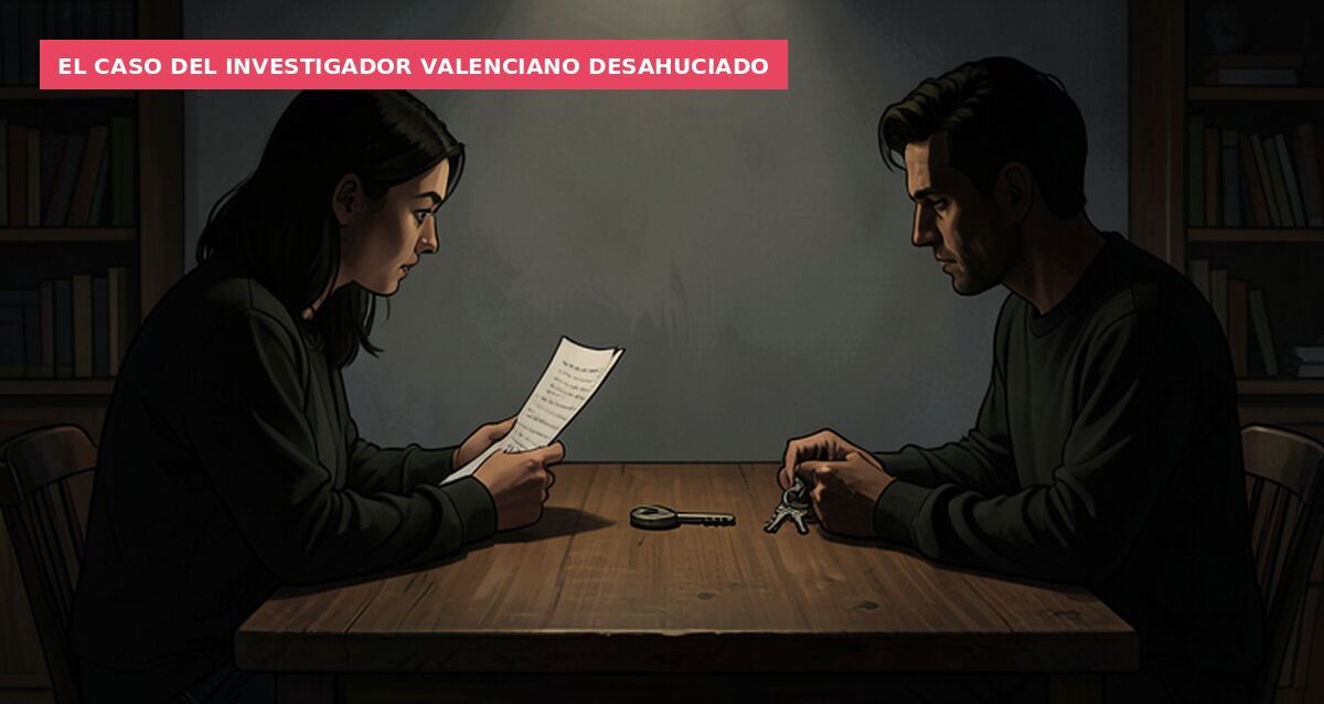¿Os parece normal el desahucio del investigador valenciano que había pagado religiosamente el alquiler?