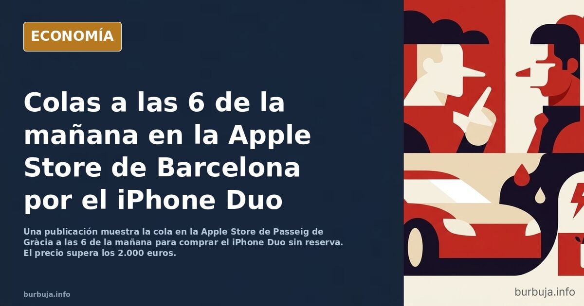 Colas para comprar el iPhone de más de 2000€