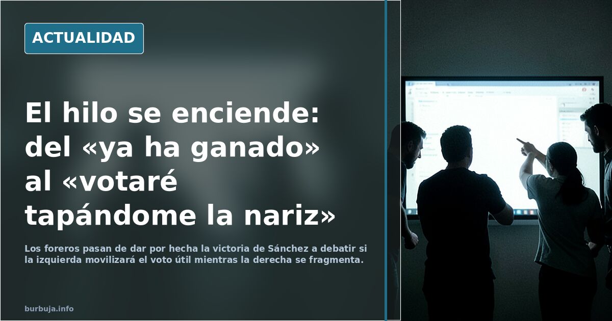 Pedro Sánchez va a ganar. Y LO SABES!!!!