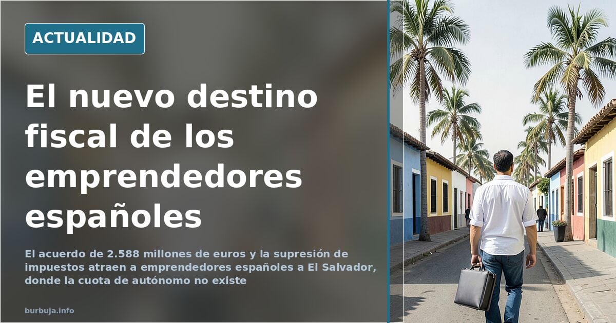 Spaniens Selbstständigenabgabe treibt Unternehmer nach El Salvador