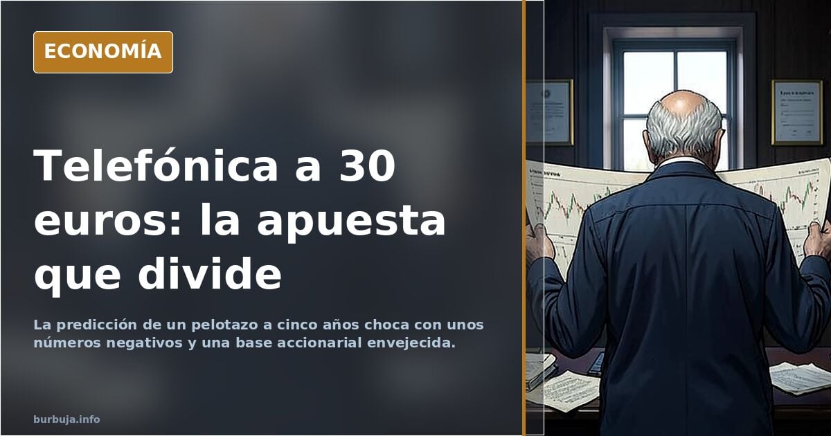 Comprar Telefónica a 20-30 euros: la apuesta de los que ven un pelotazo