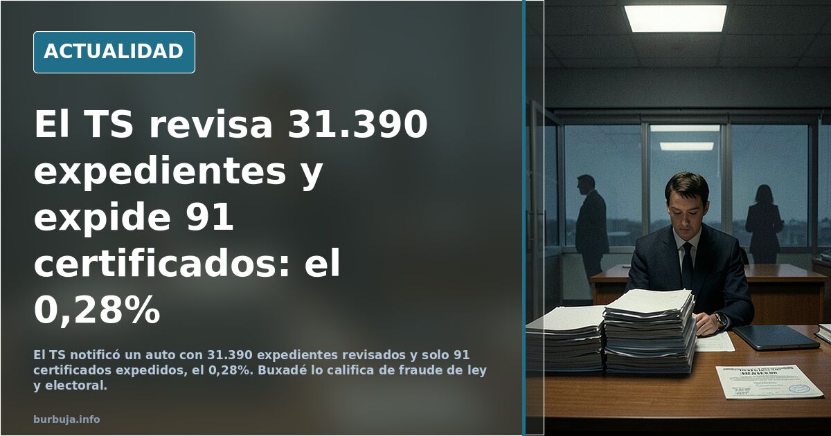 El porcentaje de nietos certificados no llega ni al 1%.