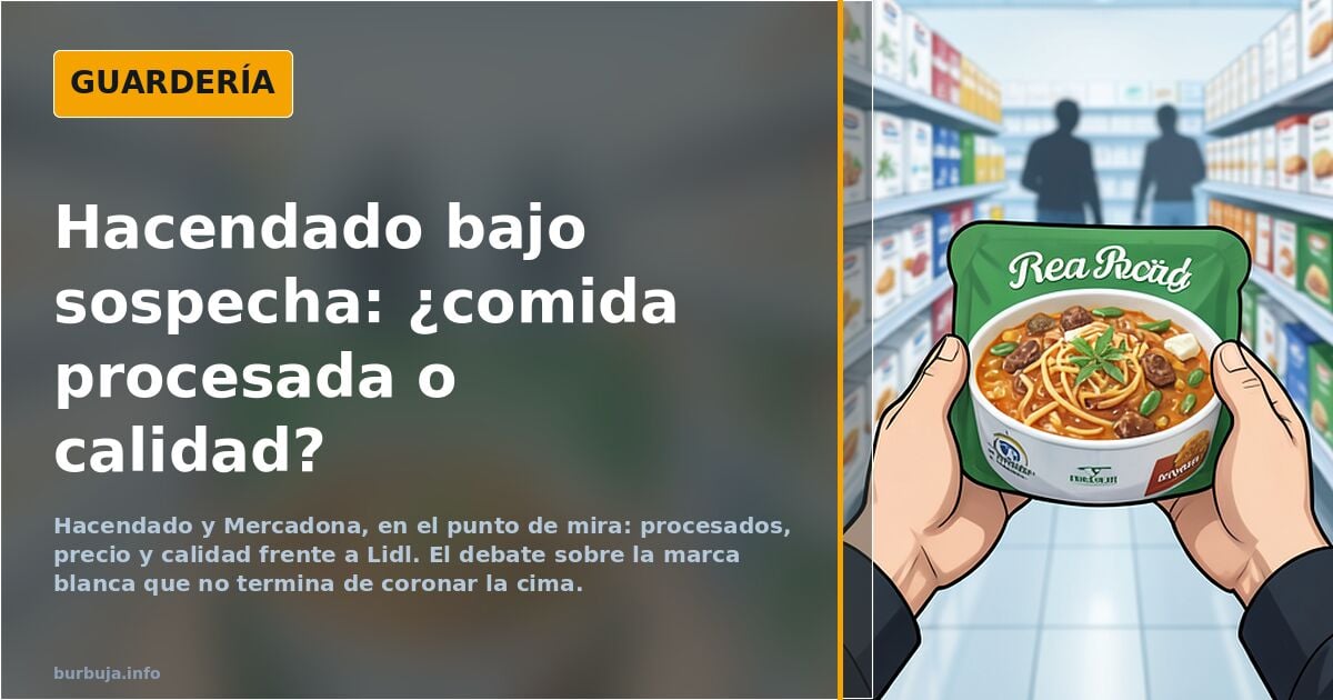 Debate sobre la comida de Mercadona: calidad, precio y marca blanca
