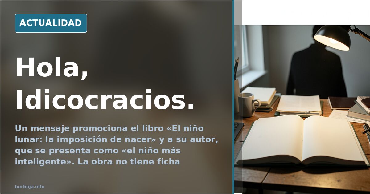 Hola, Idicocracios.