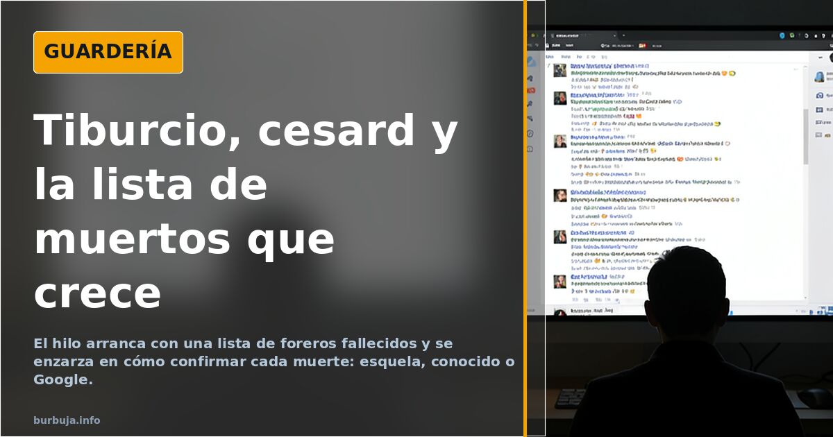 Tiburcio, cesard y la lista de muertos que crece