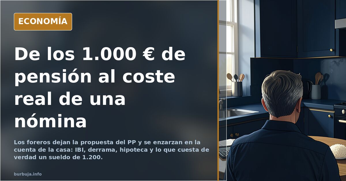¿Pensión de 1.000 euros para todos? Debate sobre limitar las pensiones