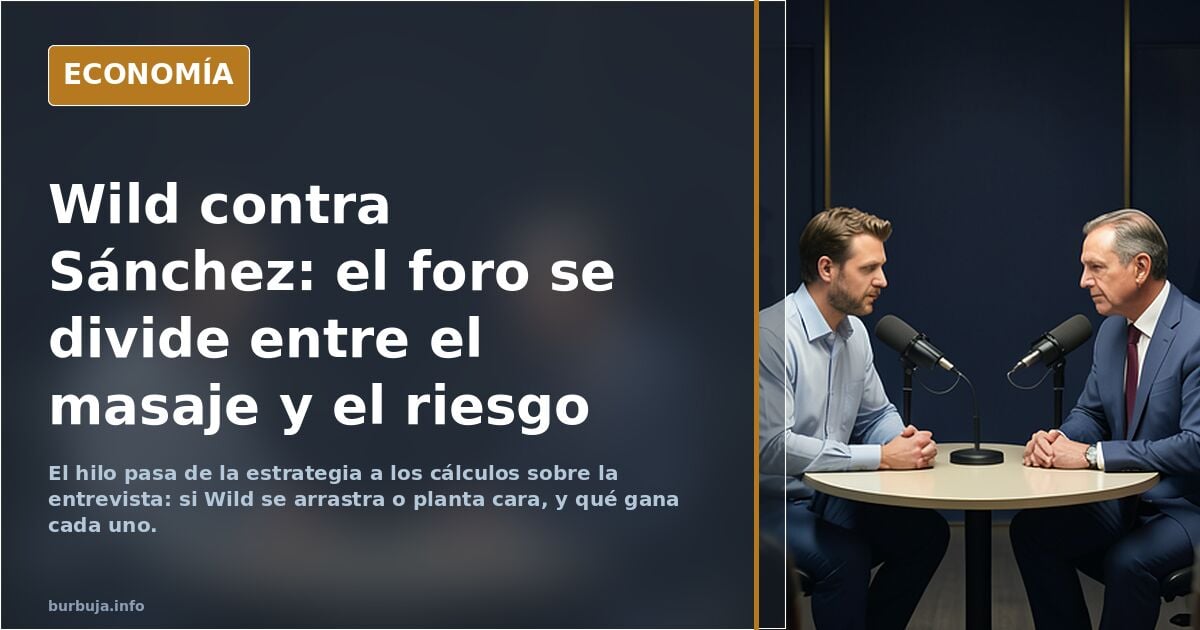 El chucho va a ir al programa de Jordi Wild.