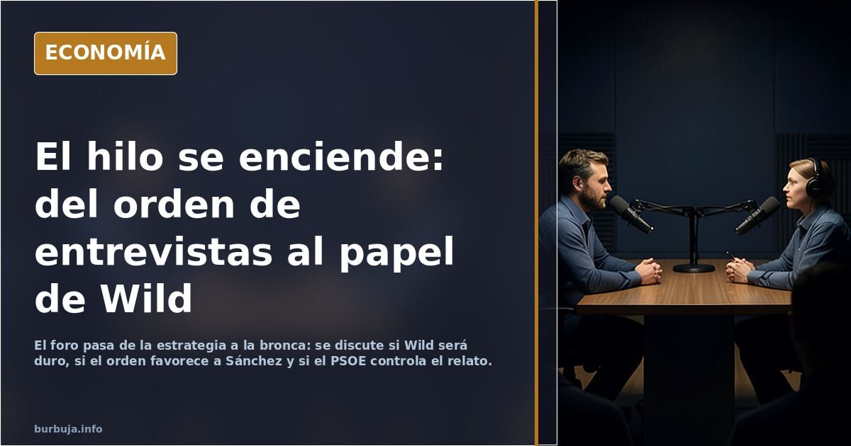 El chucho va a ir al programa de Jordi Wild.