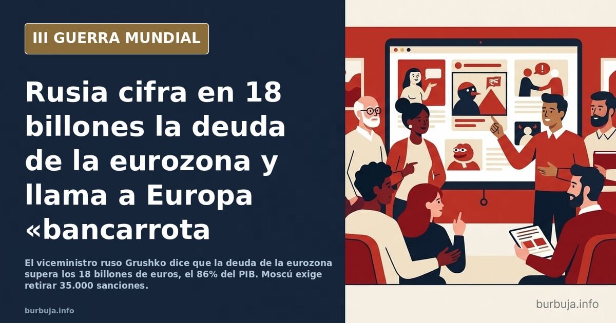 Rusia se burla del colapso económico: "Europa está en bancarrota..."