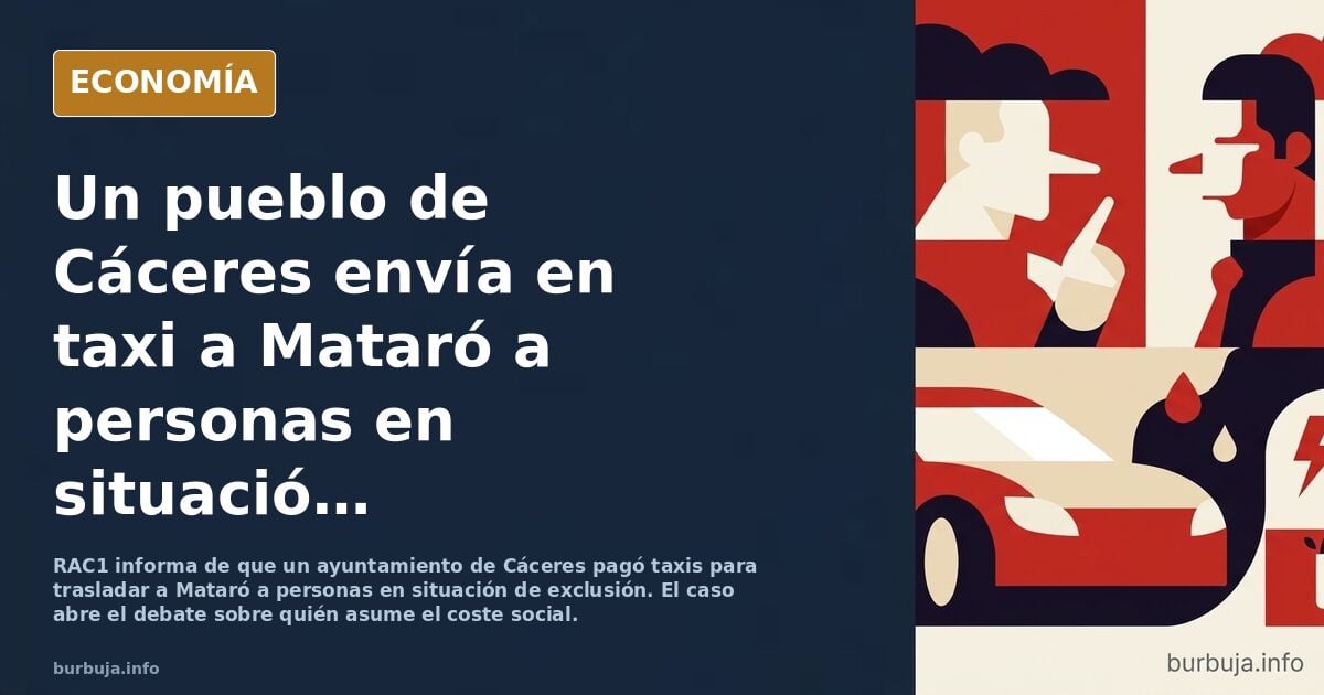 ¿Cáceres está derivando a Cataluña a personas conflictivas?