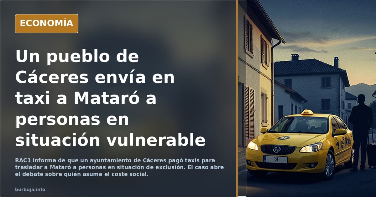 ¿Cáceres está derivando a Cataluña a personas conflictivas?