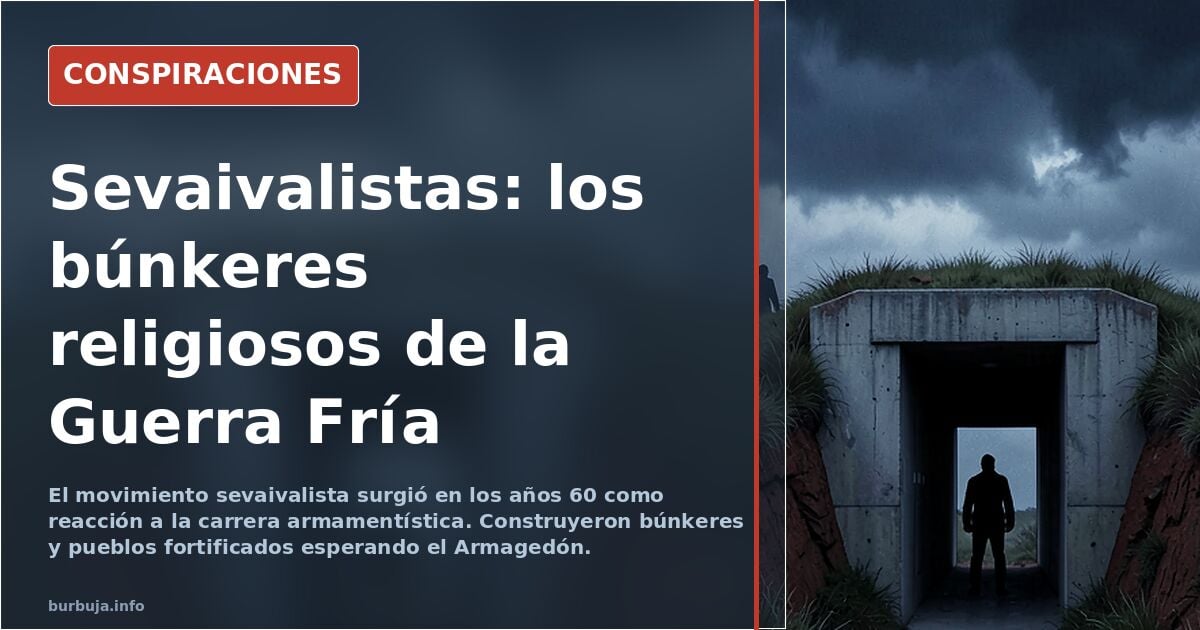 Sevaivalistas-supervivencialistas; década de 1960. Fuente revista Lenguajes artificiales(Siglos XIX-XXI)