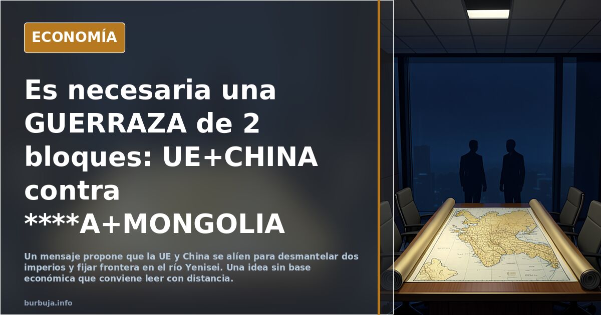 ¿Hace falta un nuevo orden mundial entre bloques económicos?