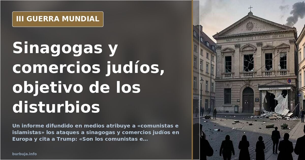 Un vídeo difundido por Trump señala a comunistas e islamistas