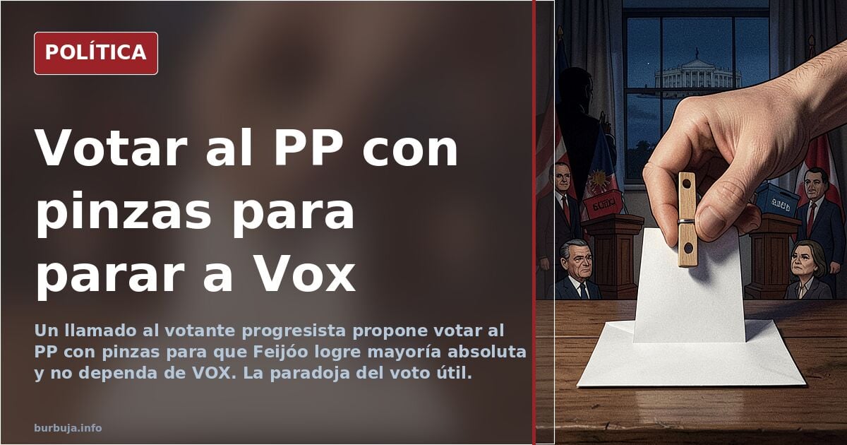 El voto útil que propone votar al PP para frenar a Vox
