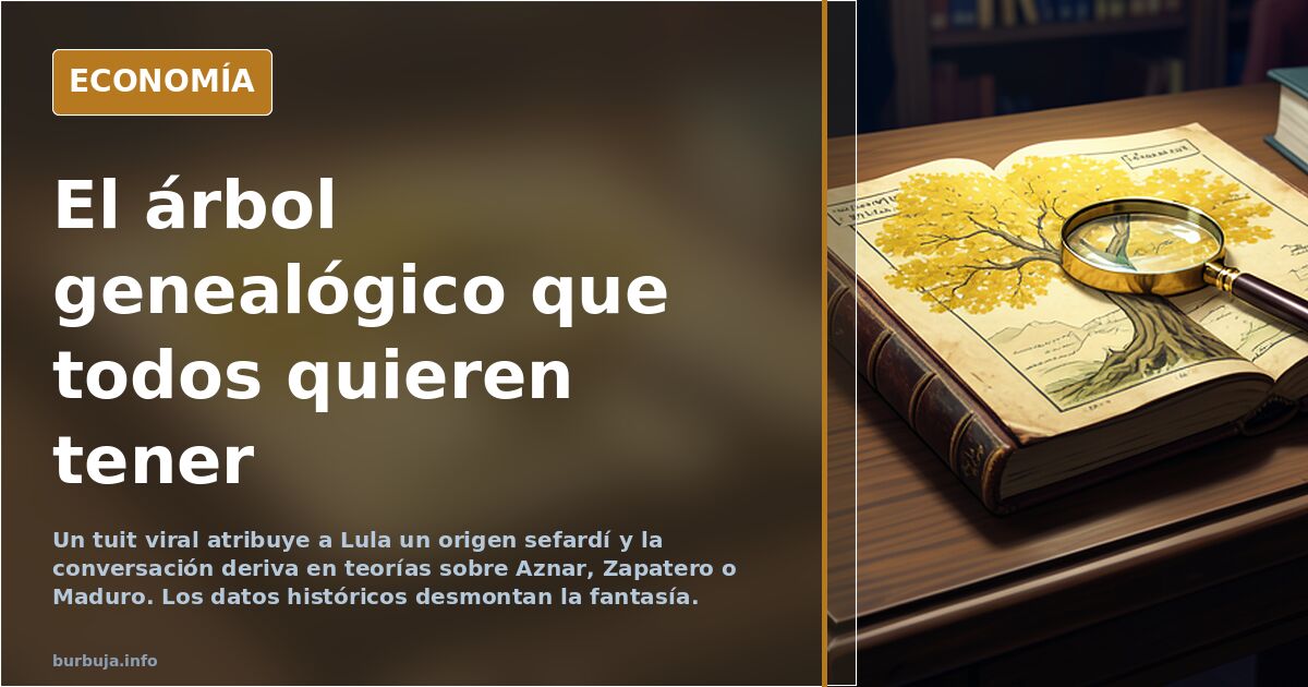 Lula y el mito del linaje sefardí que recorre la política