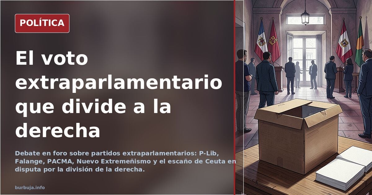 Debate sobre partidos extraparlamentarios y voto útil