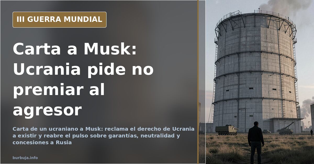 Carta a Musk: Ucrania renunció al tercer arsenal nuclear