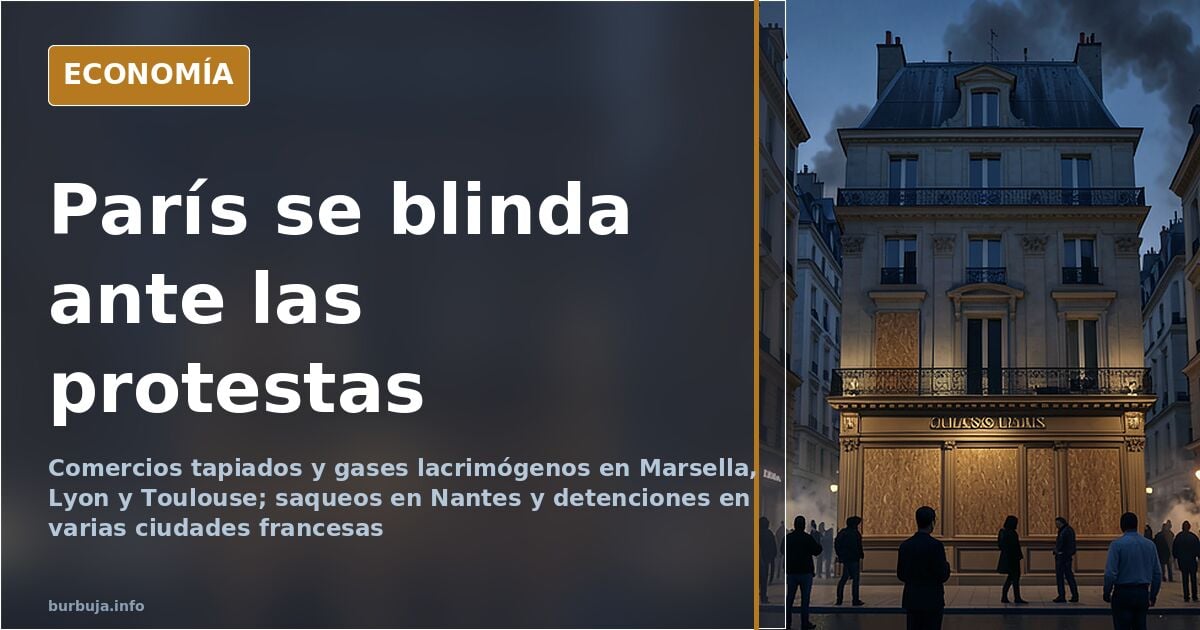 Macron se dirige al país tras otra jornada de disturbios en Francia