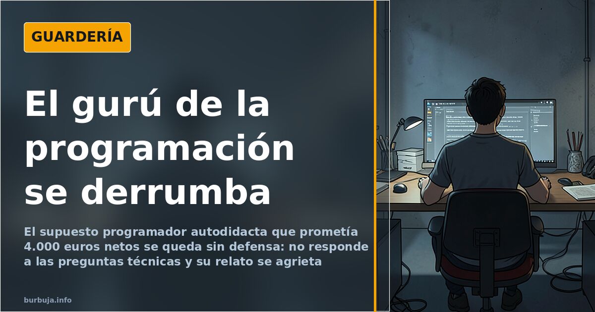 La caída del gurú que prometió 4.000 euros netos programando