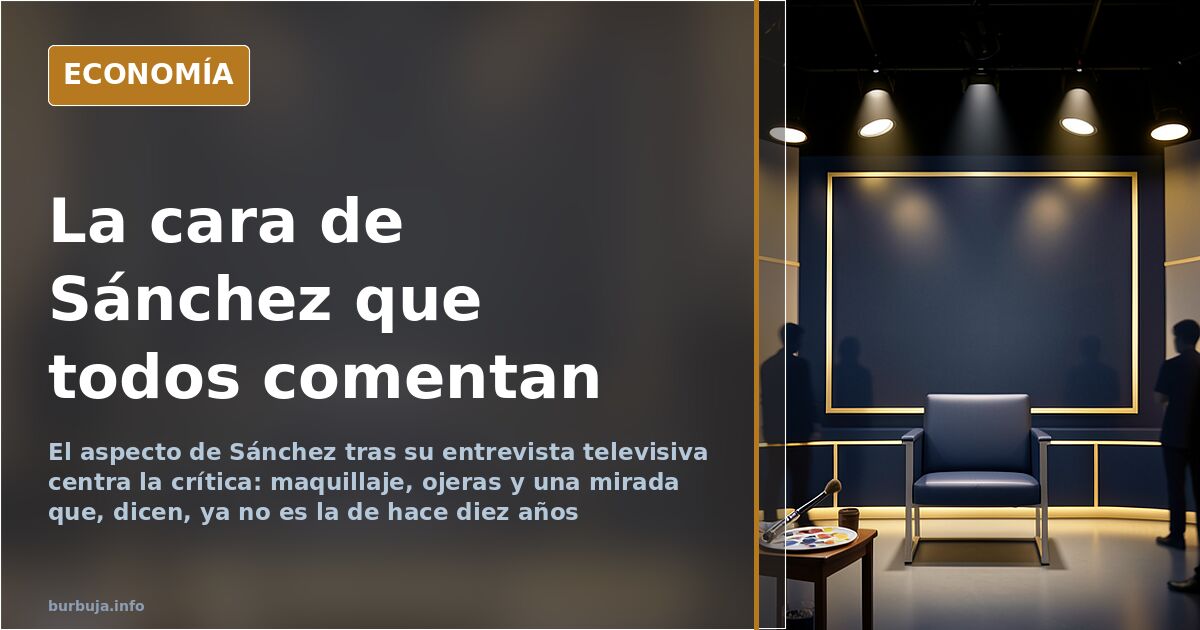 El desgaste físico de Sánchez centra la crítica tras su entrevista