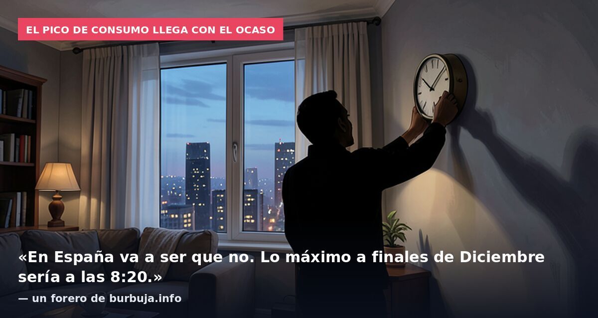 Se cambia la hora