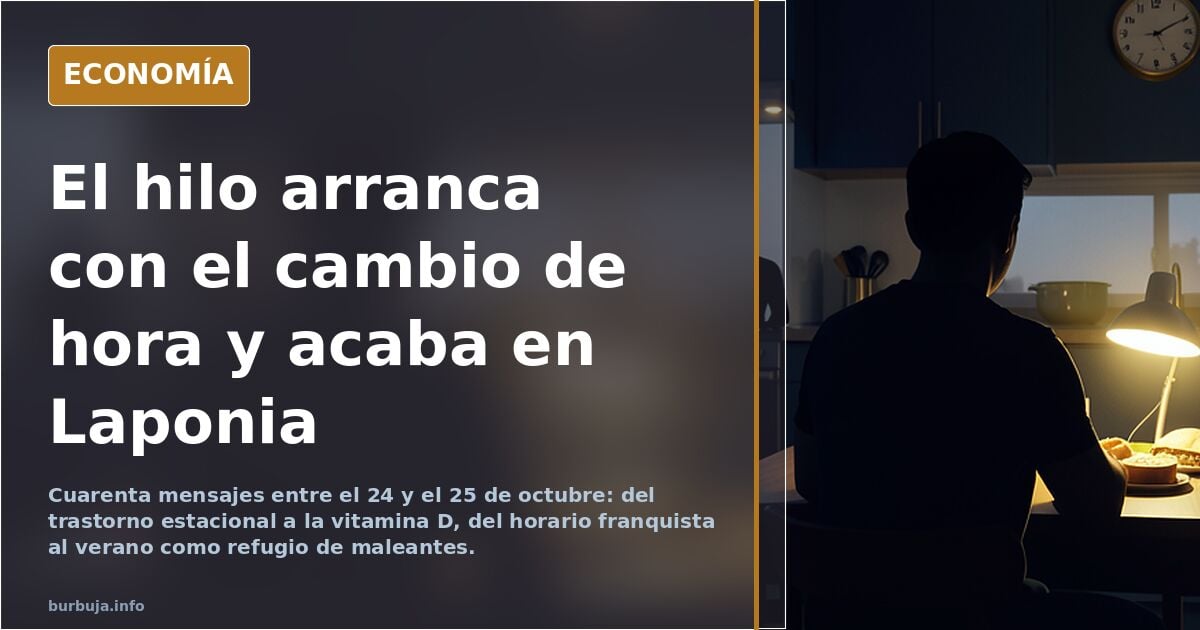 Se cambia la hora
