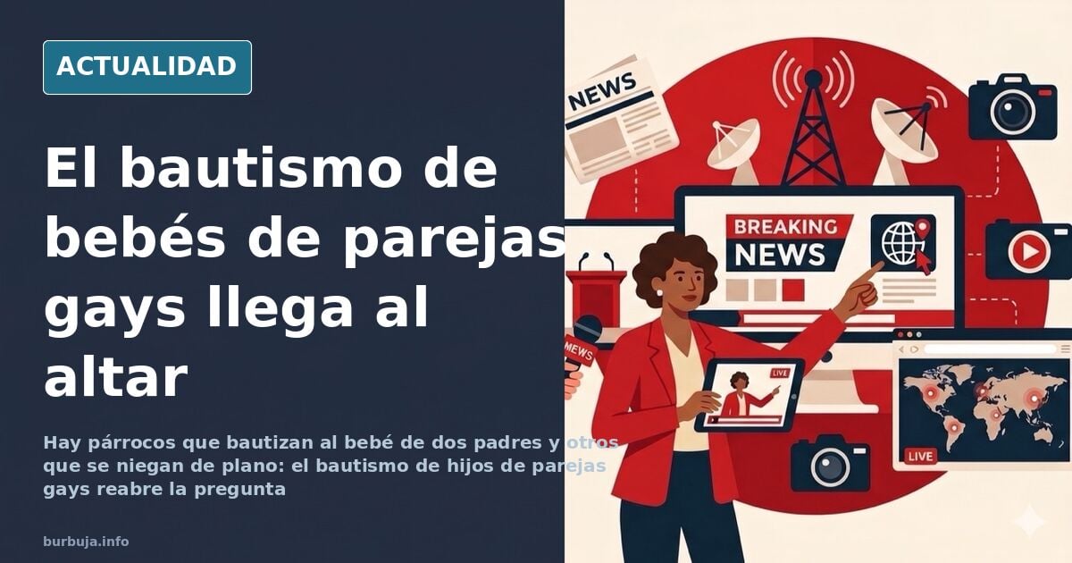 Bautismo de bebés de parejas gays: la Iglesia se divide