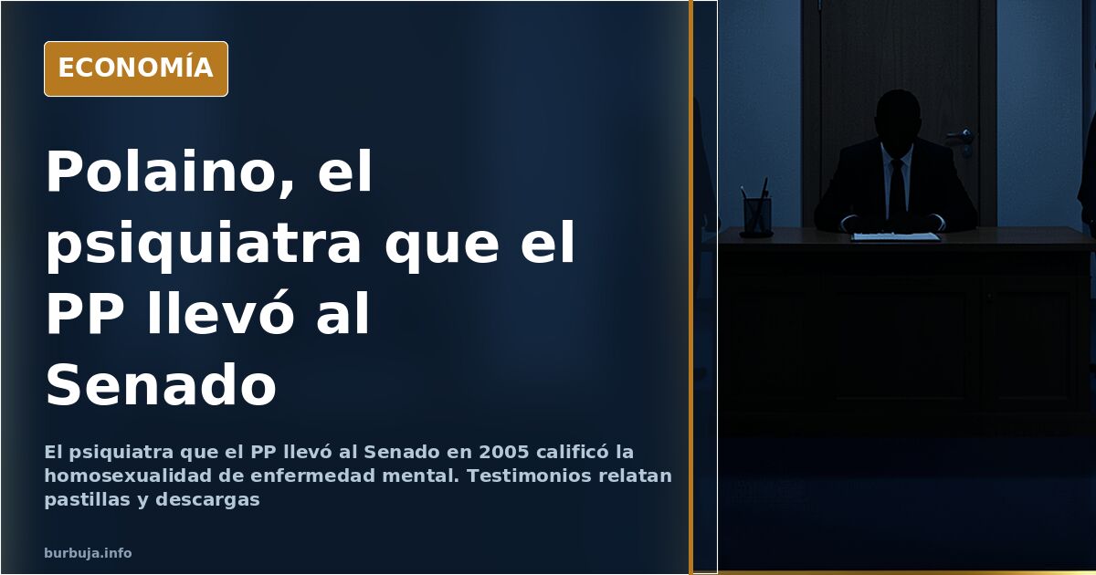 Consulta de salud mental, en la noticia sobre Aquilino Polaino
