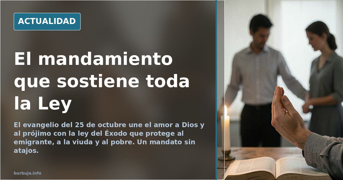 Página de evangelio abierta sobre un atril de madera en una iglesia, con luz natural entrando por una ventana lateral
