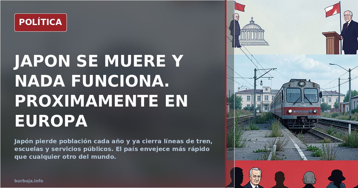 JAPON SE MUERE Y NADA FUNCIONA. PROXIMAMENTE EN EUROPA