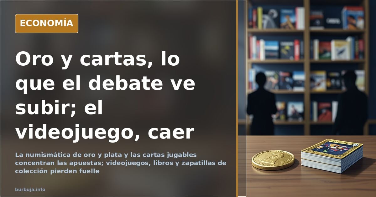 El foro pronostica: oro y cartas arriba, videojuego y zapas abajo