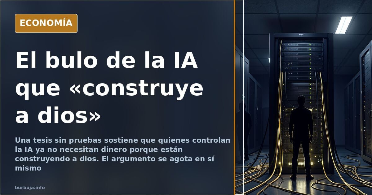 El bulo de los «amos del mundo» que construyen a dios con IA