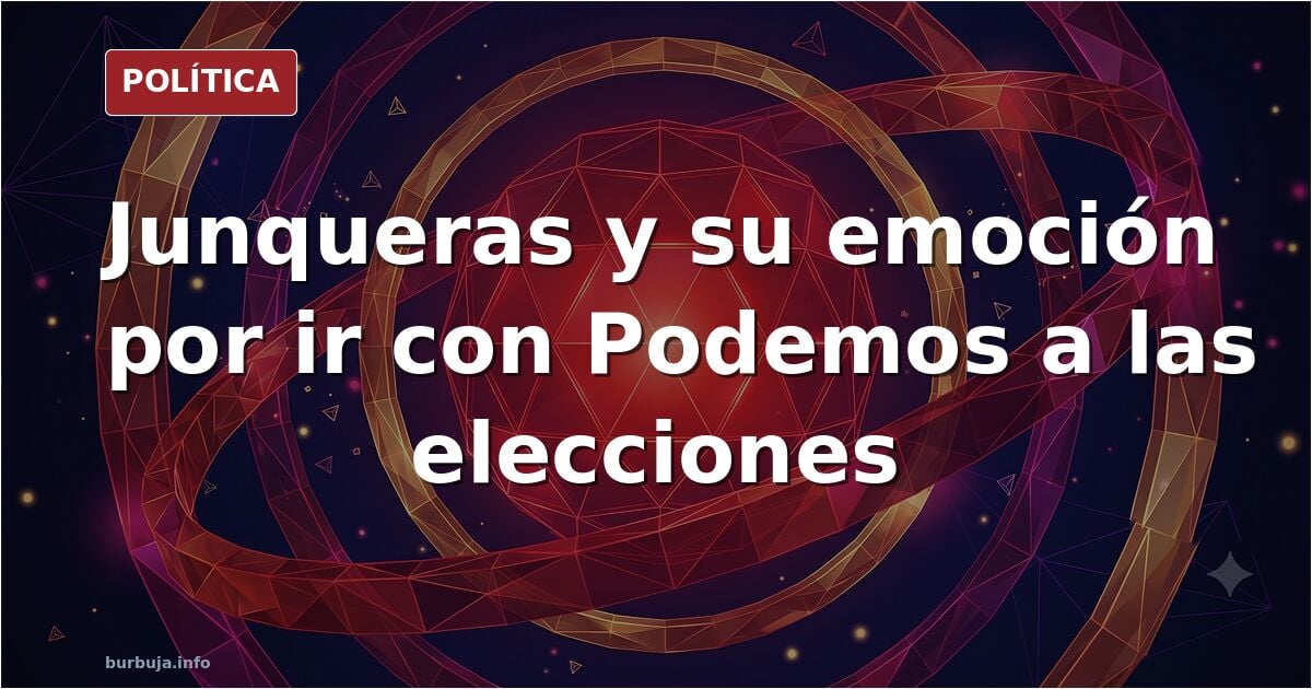 Oriol Junqueras emocionado por ir con los podemitas a las elecciones