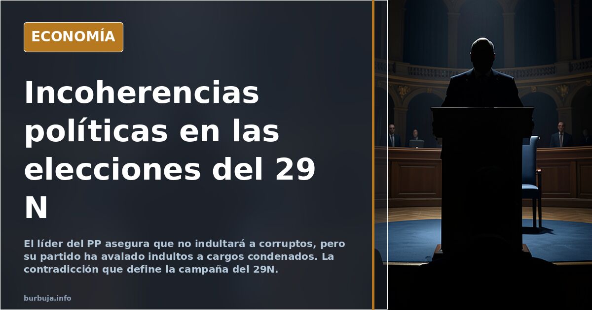 Incoherencias políticas en las elecciones del 29 N