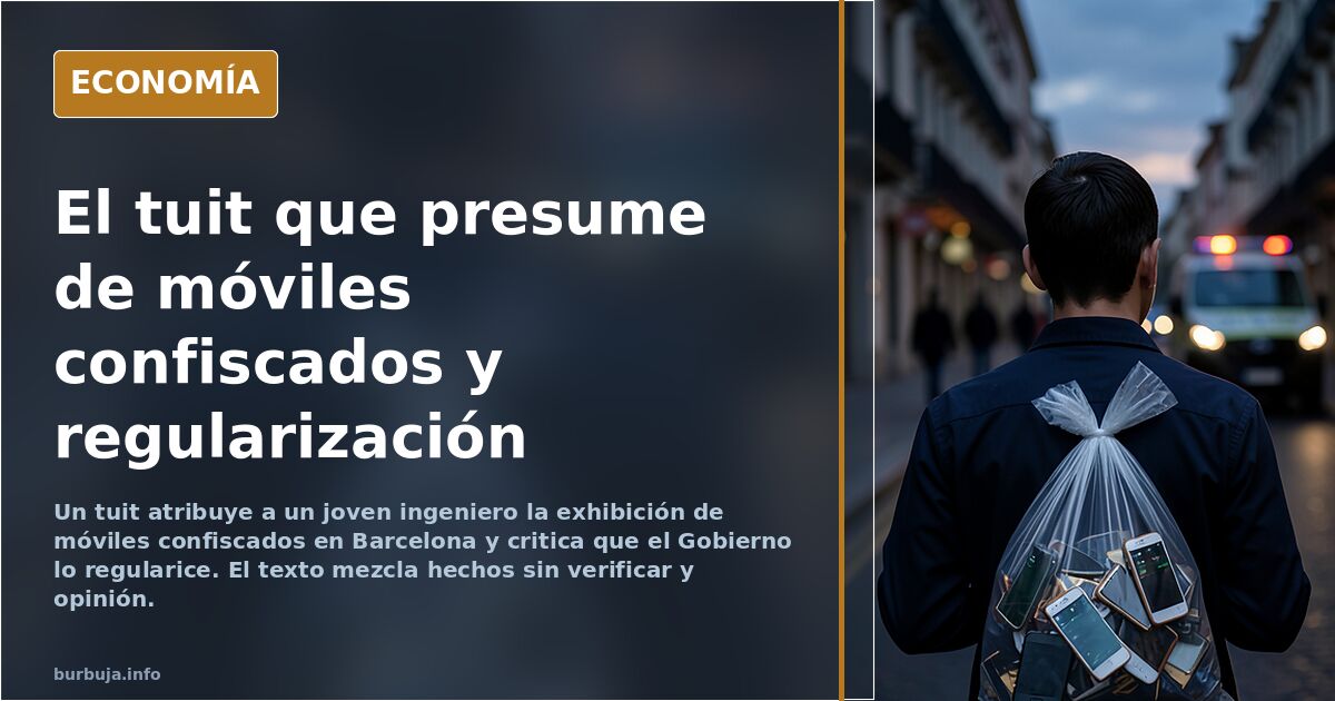 Moha nos enseña los móviles confiscados en una noche dura de trabajo.