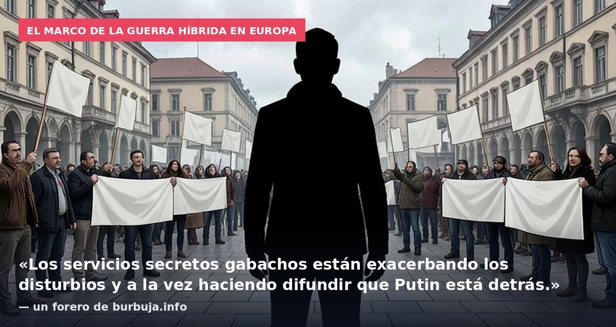 Juanito Soto Ivars nos aclara que los disturbios en Barcelona son obra de Rusia o de China