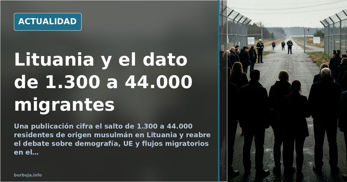 Litauen: Sprung von 1.300 auf 44.000 Migranten bewegt das Baltikum