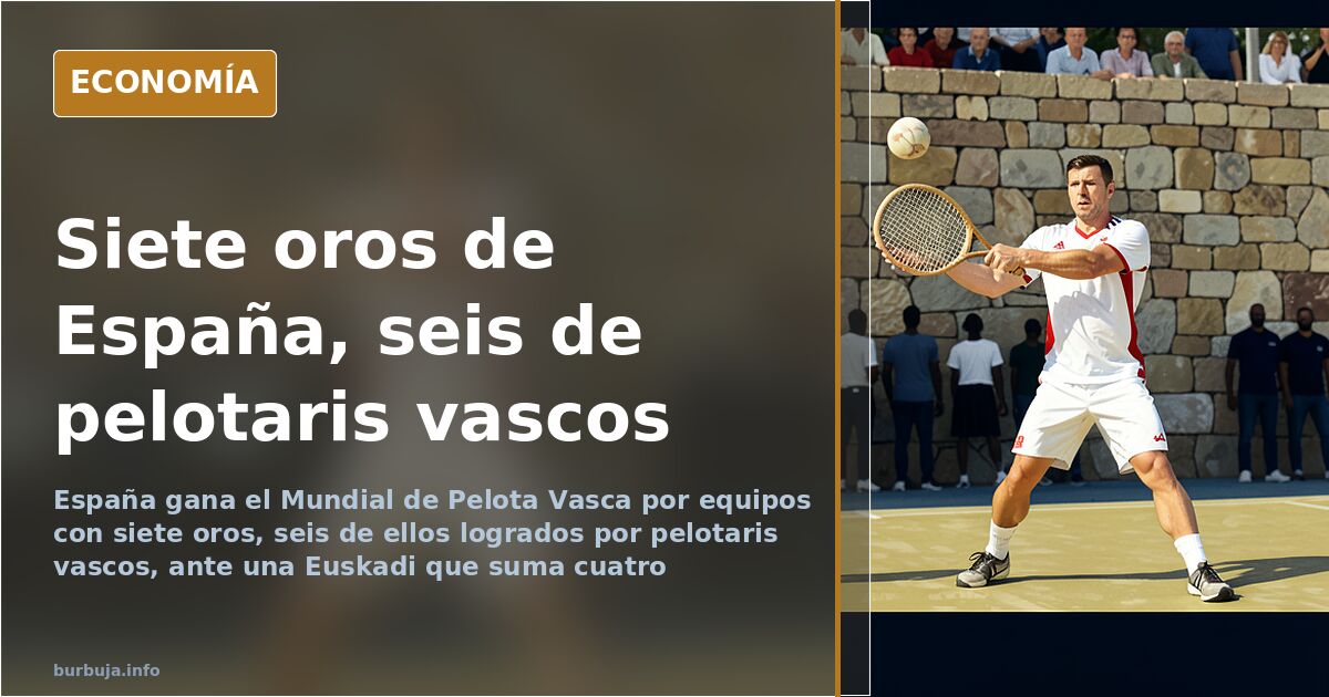 Spain wins Basque Pelota World Championship with six Basque golds