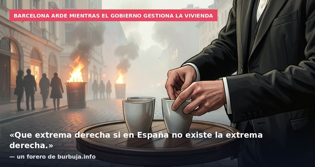 'Alucinación' de Colau: culpa a la extrema derecha de los saqueos de Barcelona