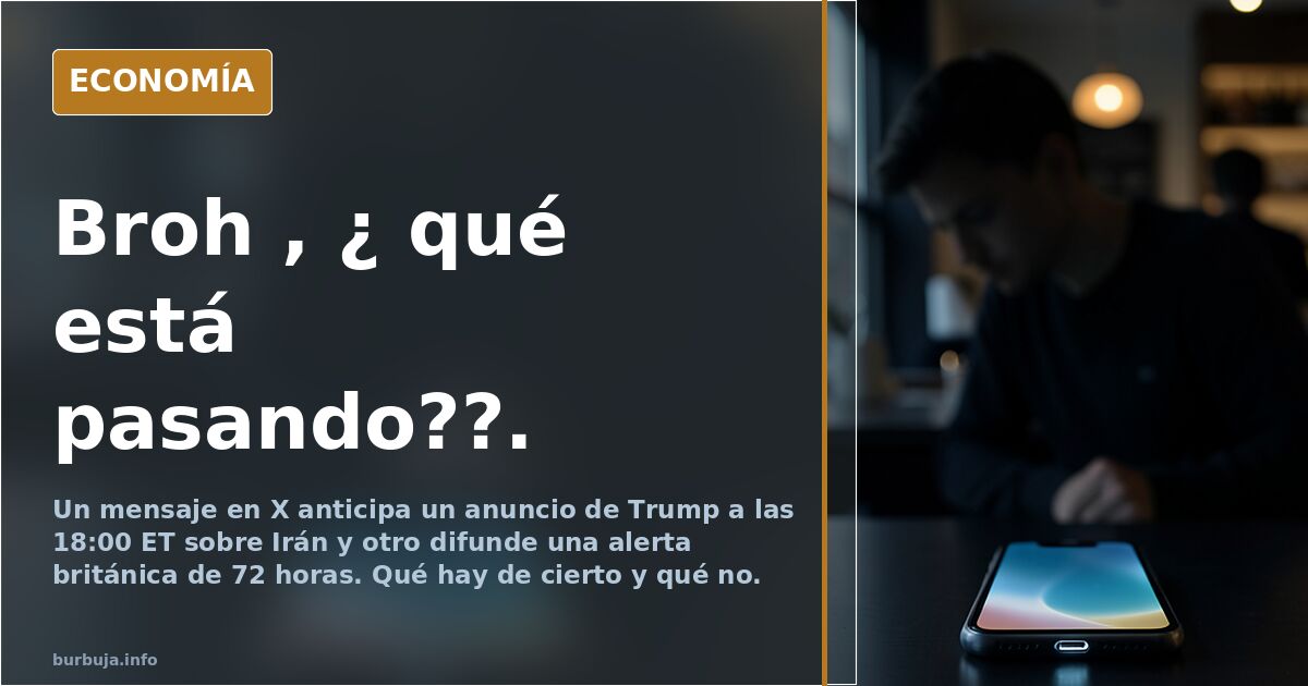 Broh , ¿ qué está pasando??.