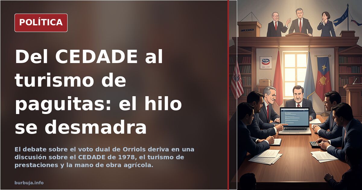 Orriols autoriza a sus votantes a hacerlo por VOX en las generales "no es contradictorio"